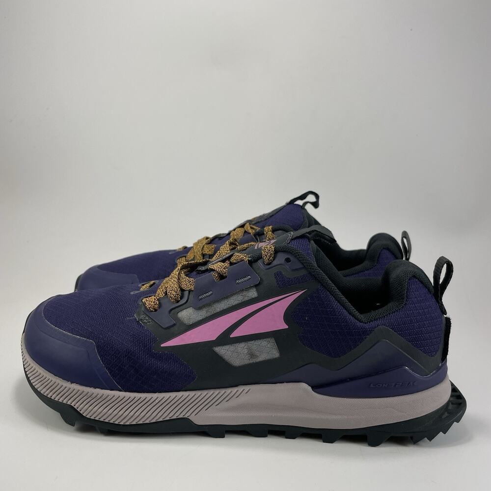 Altra Lone Peak 7 Trail Running Shoes Purple Blue Womens Size 7 Athletic Low - Picture 3 of 9